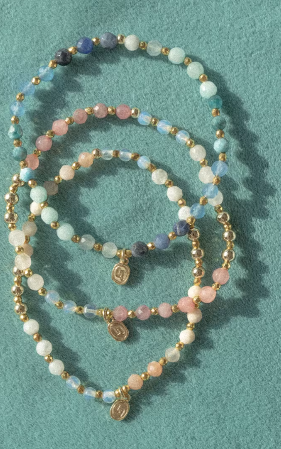 Prism Stone Harmony Beaded Bracelet