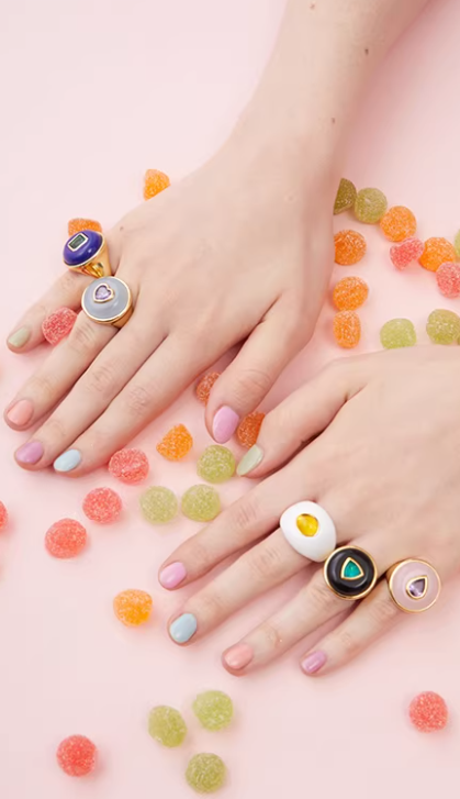 Midnight Candy Sapphire Ring