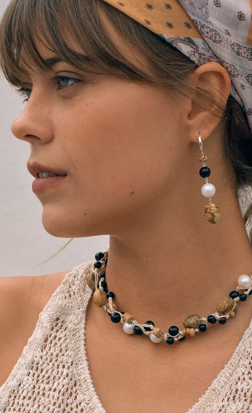 Oasis Shore Pearl Statement Earrings