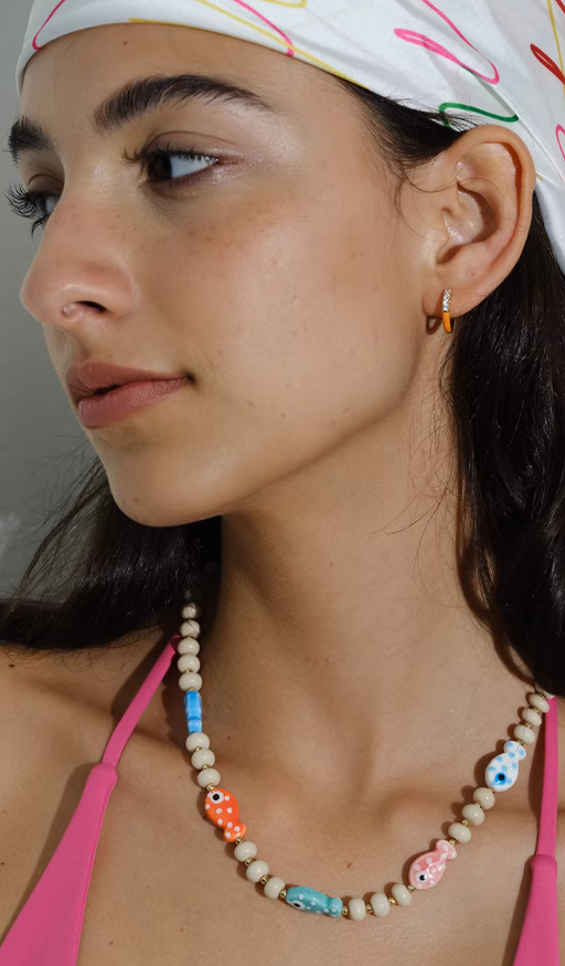 Color Pop Zircon Duo Studs