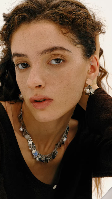 Lucky Blossom Crystal Cluster Earrings
