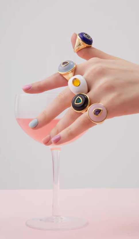 Midnight Candy Sapphire Ring