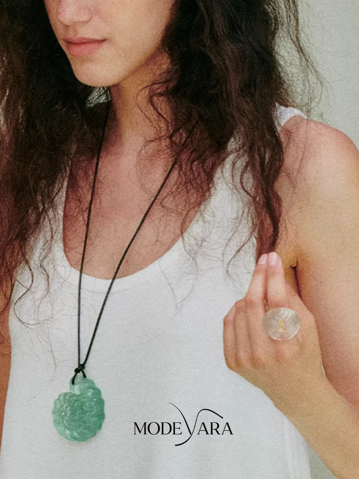 Ocean Echo Shell Resin Ring