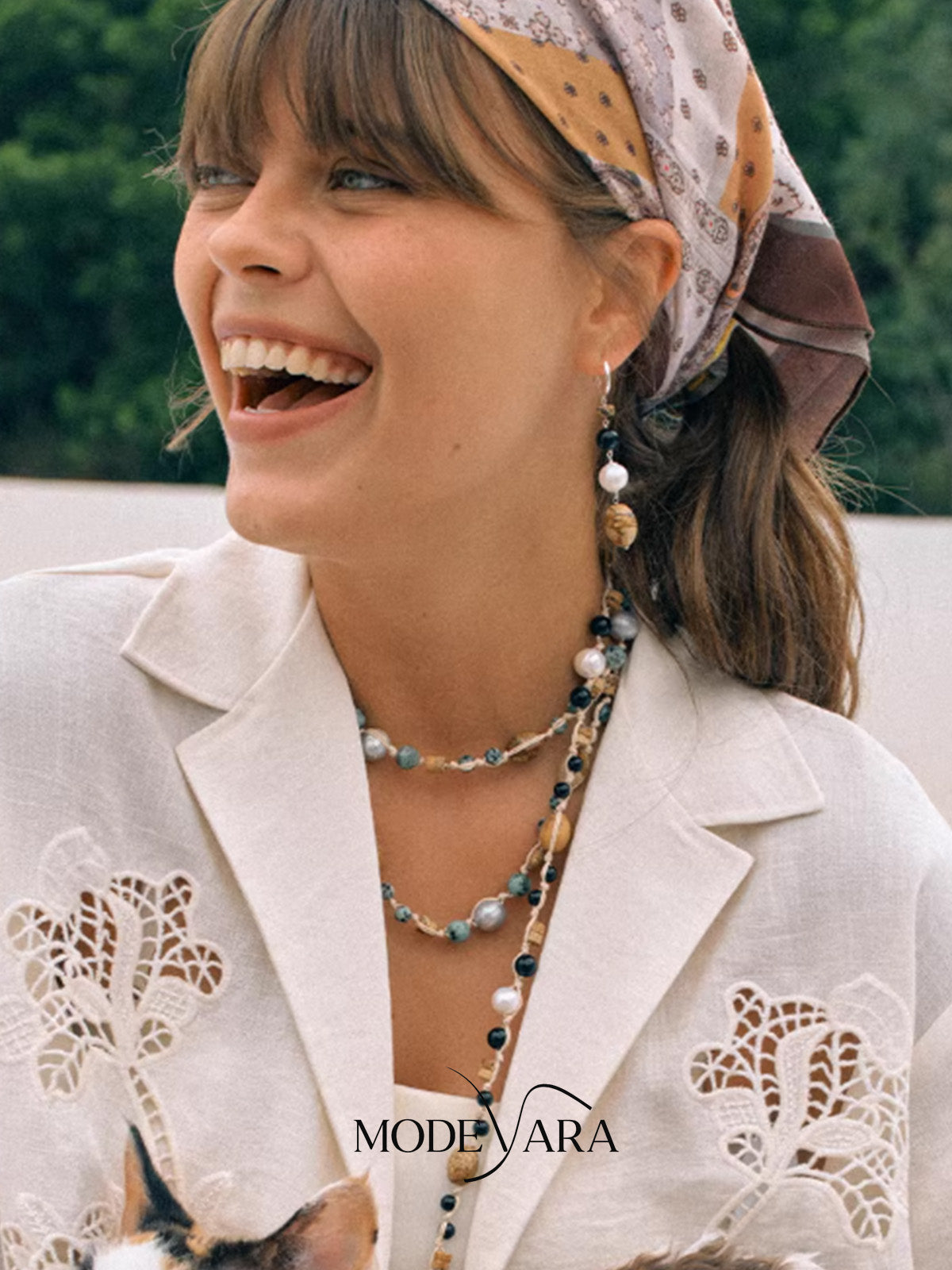 Oasis Shore Pearl Statement Earrings