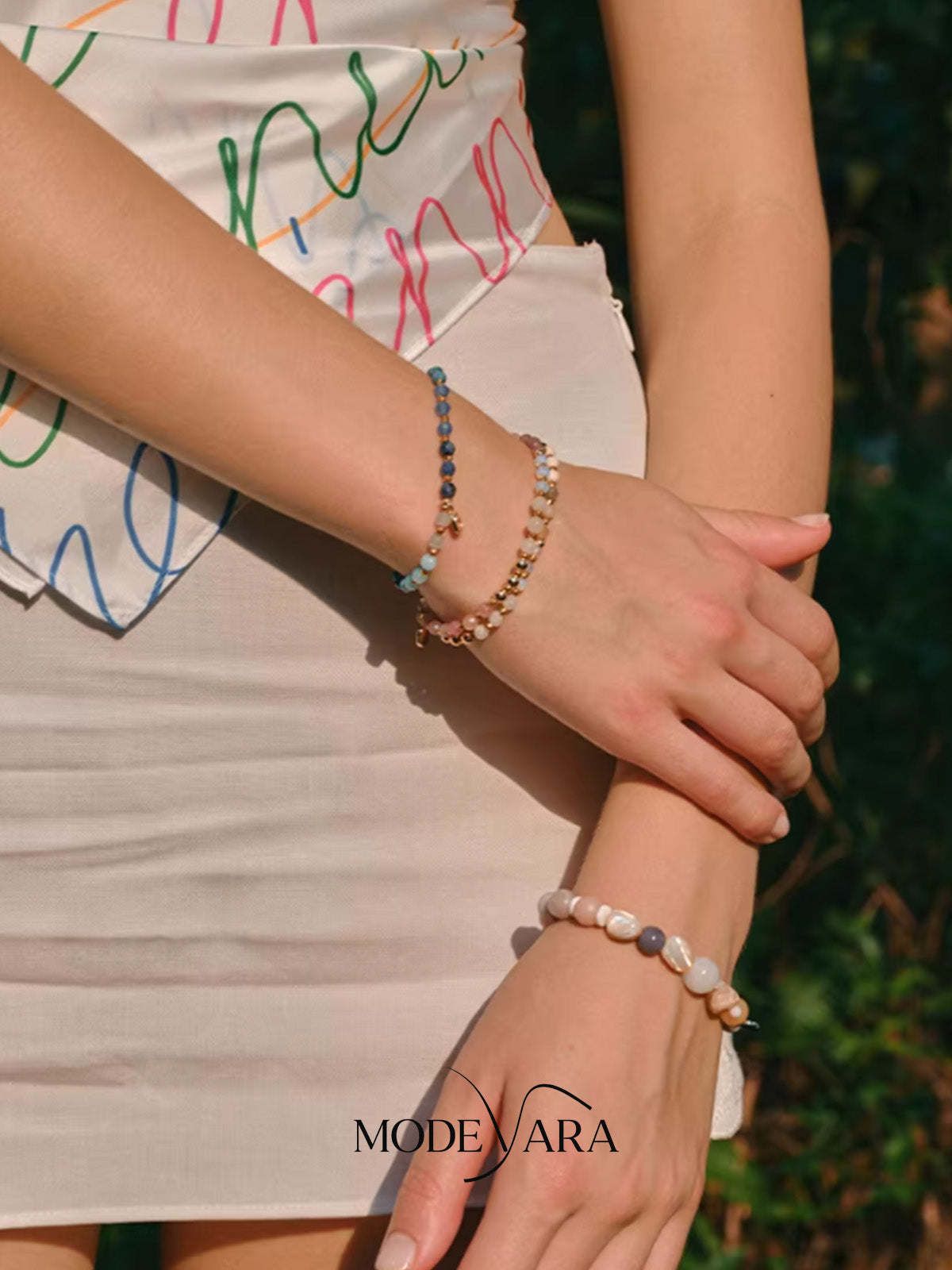 Prism Stone Harmony Beaded Bracelet